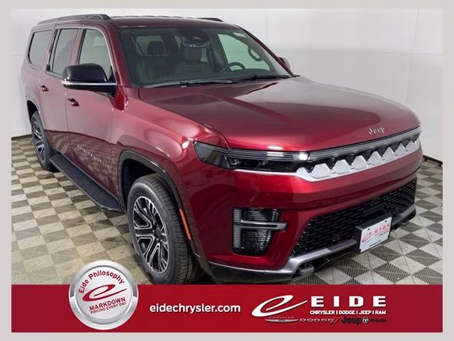 2026 Velvet Red Pearlcoat Jeep Grand Wagoneer L 4x4 4X4 SUV