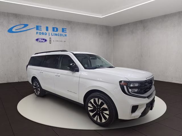 2027 Star White Metallic Tri-Coat Ford Expedition Max Platinum 4X4 SUV