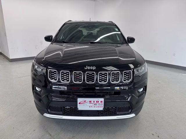 2026 Diamond Black Crystal Pearlcoat Jeep Compass Limited 4X4 SUV