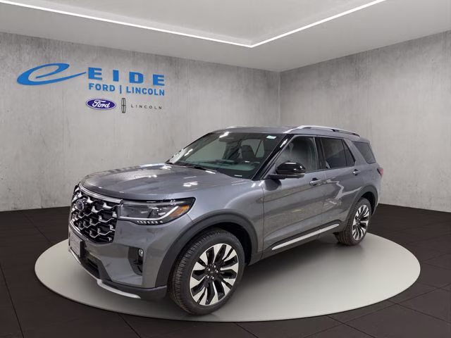 2026 Carbonized Gray Metallic Ford Explorer Platinum 4X4 SUV