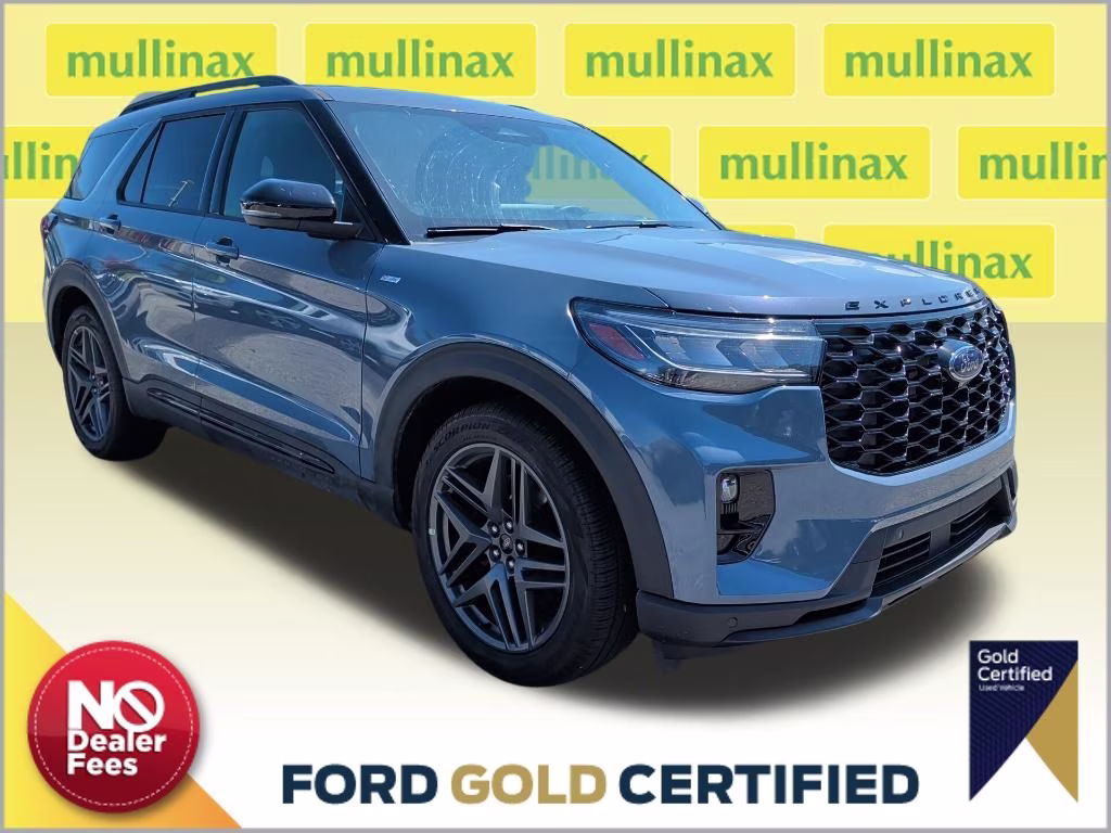 2026 Vapor Blue Metallic Ford Explorer ST-Line RWD SUV
