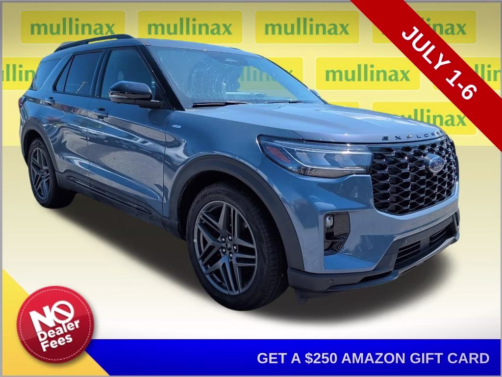 2026 Vapor Blue Metallic Ford Explorer ST-Line RWD SUV