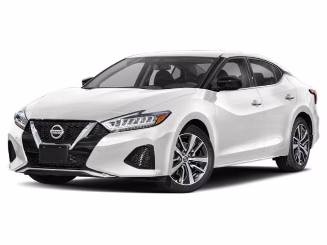 2021 Pearl White Tricoat Nissan Maxima SV FWD
