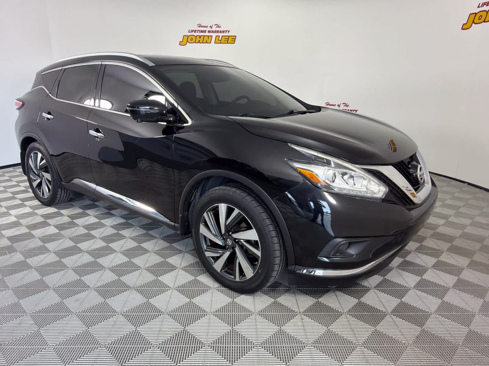 2018 Magnetic Black Metallic Nissan Murano Platinum FWD SUV