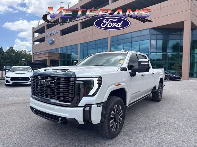 2024 White Frost Tricoat GMC Sierra 2500HD Denali Ultimate Crew Cab Pickup 4X4 Truck