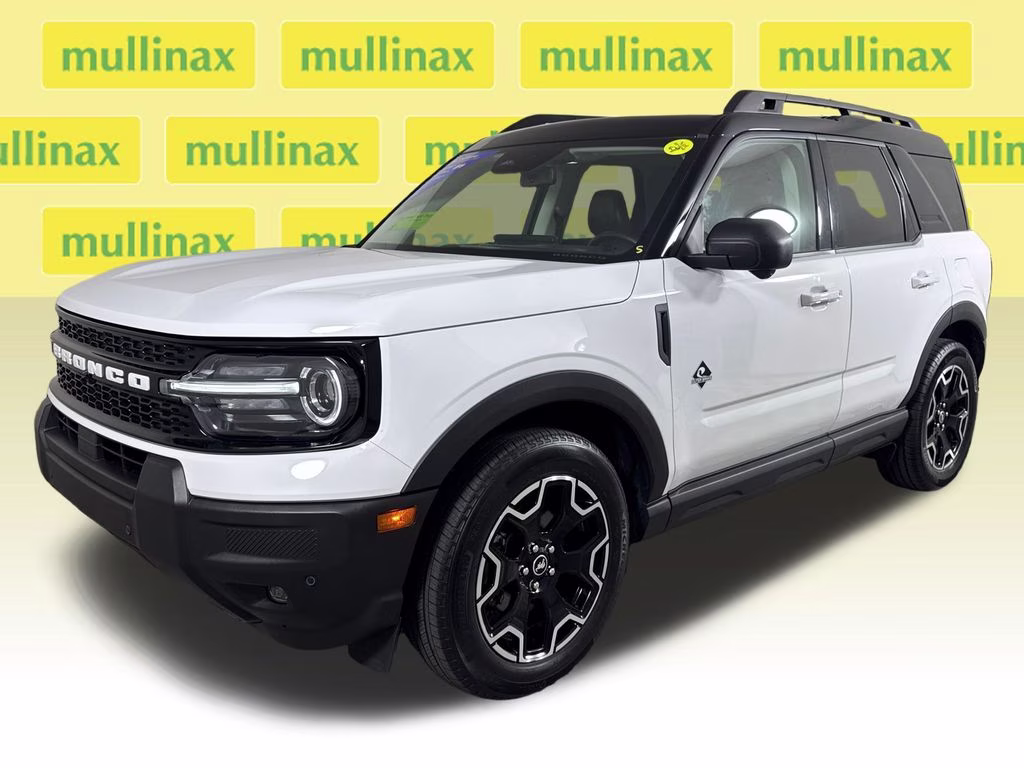 2025 Oxford White Ford Bronco Sport Outer Banks 4X4 SUV
