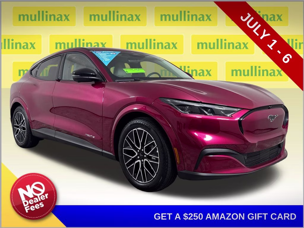 2025 Magenta Ford Mustang Mach-E Premium RWD SUV
