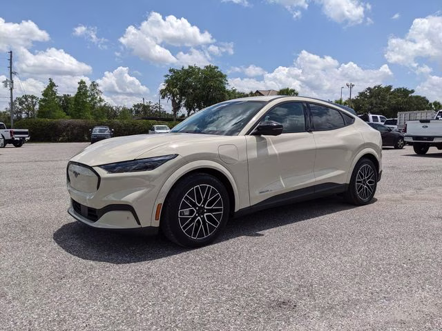 2025 Desert Sand Ford Mustang Mach-E Premium AWD SUV