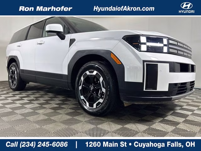 2025 Serenity White Hyundai Santa Fe SE FWD SUV