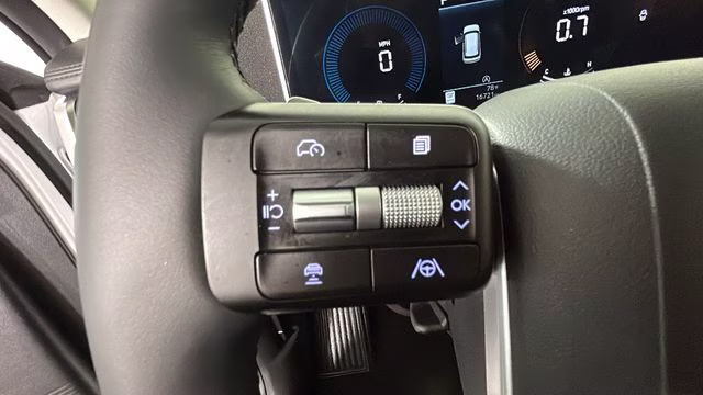 2025 Serenity White Hyundai Santa Fe SE FWD SUV