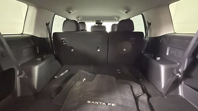 2025 Serenity White Hyundai Santa Fe SE FWD SUV