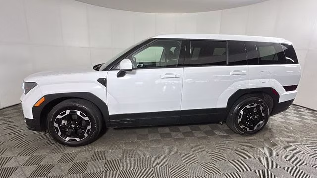 2025 Serenity White Hyundai Santa Fe SE FWD SUV