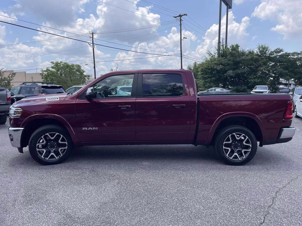 2025 Delmonico Red Pearlcoat Ram 1500 Laramie 4X4 Truck