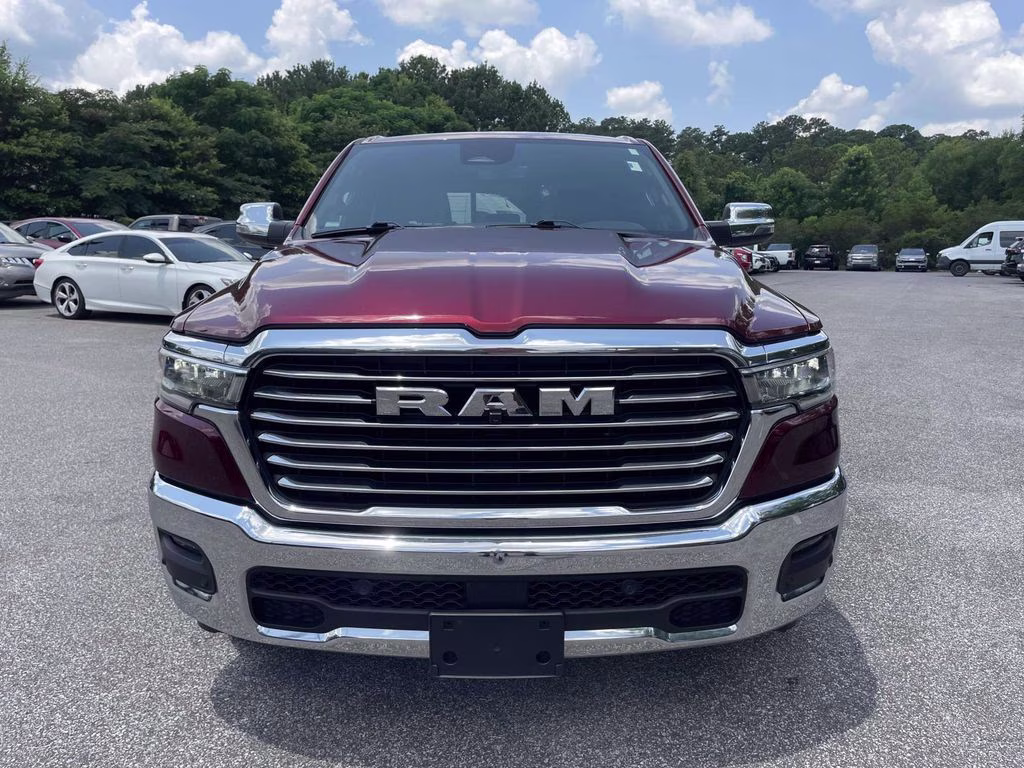 2025 Delmonico Red Pearlcoat Ram 1500 Laramie 4X4 Truck