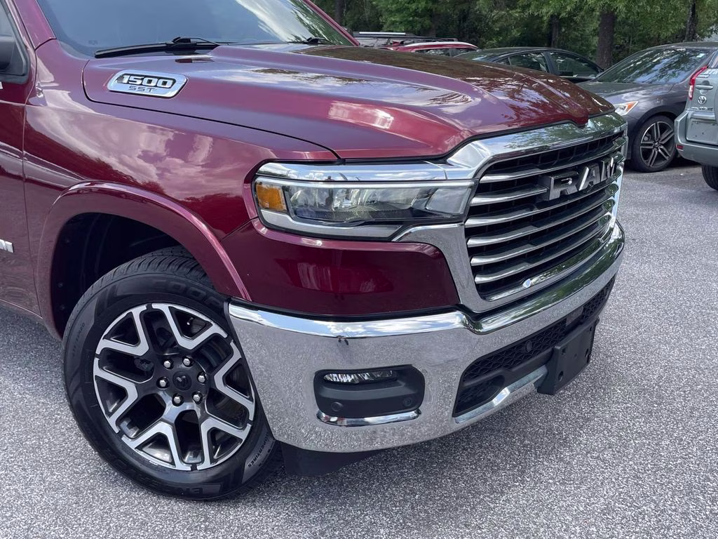 2025 Delmonico Red Pearlcoat Ram 1500 Laramie 4X4 Truck