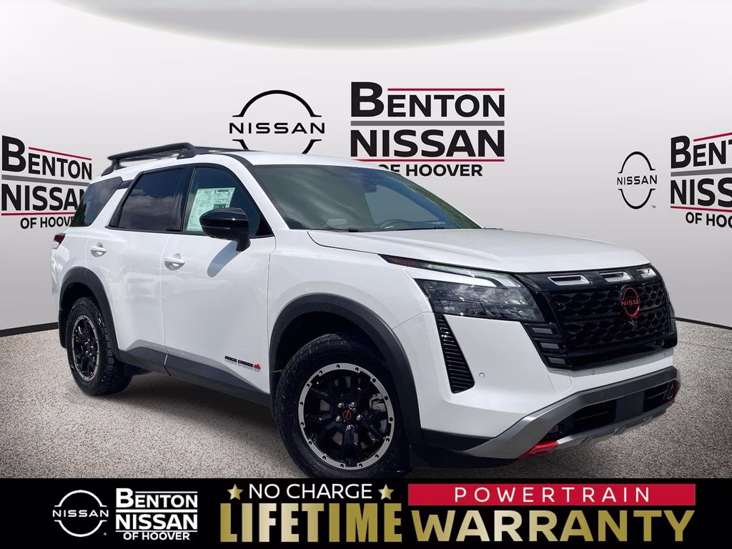 2026 Everest White Pearl Tricoat Nissan Pathfinder Rock Creek 4X4 SUV