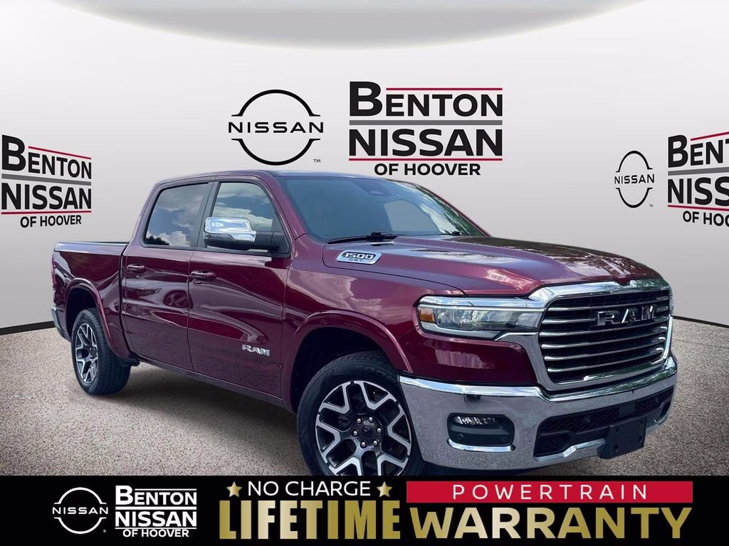 2025 Delmonico Red Pearlcoat Ram 1500 Laramie 4X4 Truck