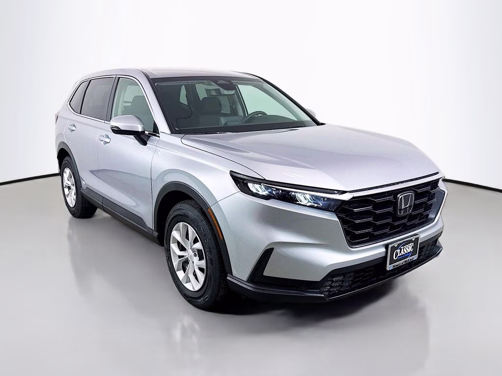 2026 Solar Silver Metallic Honda CR-V LX AWD SUV