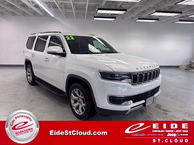 2022 Bright White Clearcoat Jeep Wagoneer Series II 4X4 SUV