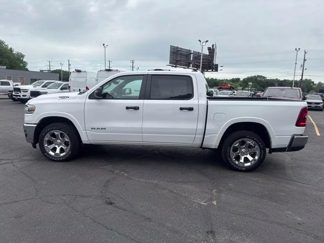 2025 Bright White Clearcoat Ram 1500 Big Horn 4X4 Truck
