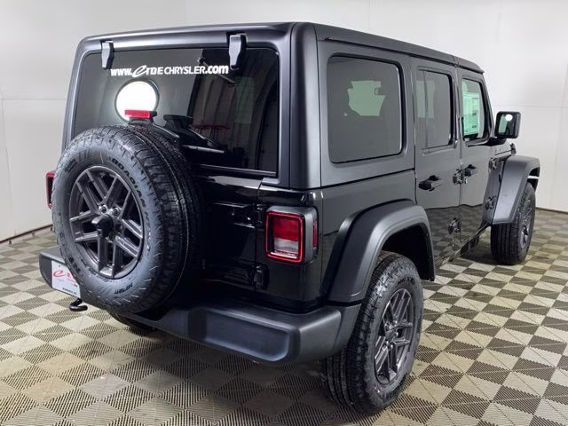 2026 Black Clearcoat Jeep Wrangler 4-Door Sport S 4X4 SUV
