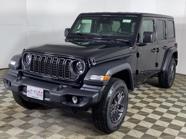 2026 Black Clearcoat Jeep Wrangler 4-Door Sport S 4X4 SUV