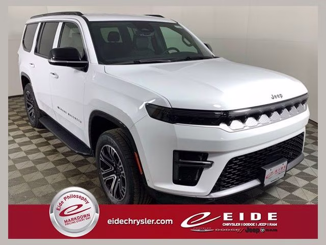 2026 Bright White Clearcoat Jeep Grand Wagoneer 4x4 4X4 SUV