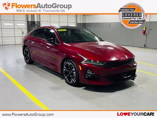 2021 Passion Red Kia K5 GT-Line Sedan