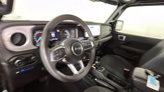 2024 Black Clearcoat Jeep Wrangler Sahara 4xe 4X4 SUV