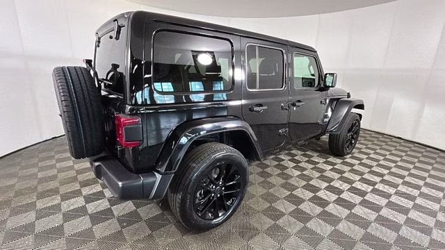 2024 Black Clearcoat Jeep Wrangler Sahara 4xe 4X4 SUV