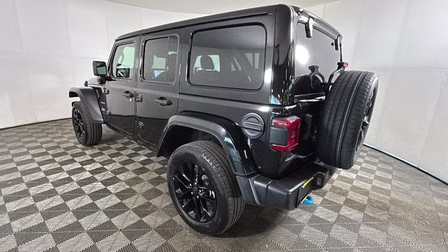 2024 Black Clearcoat Jeep Wrangler Sahara 4xe 4X4 SUV