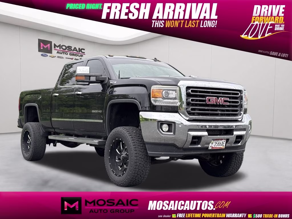 2015 Onyx Black GMC Sierra 2500HD SLT 4X4 Truck