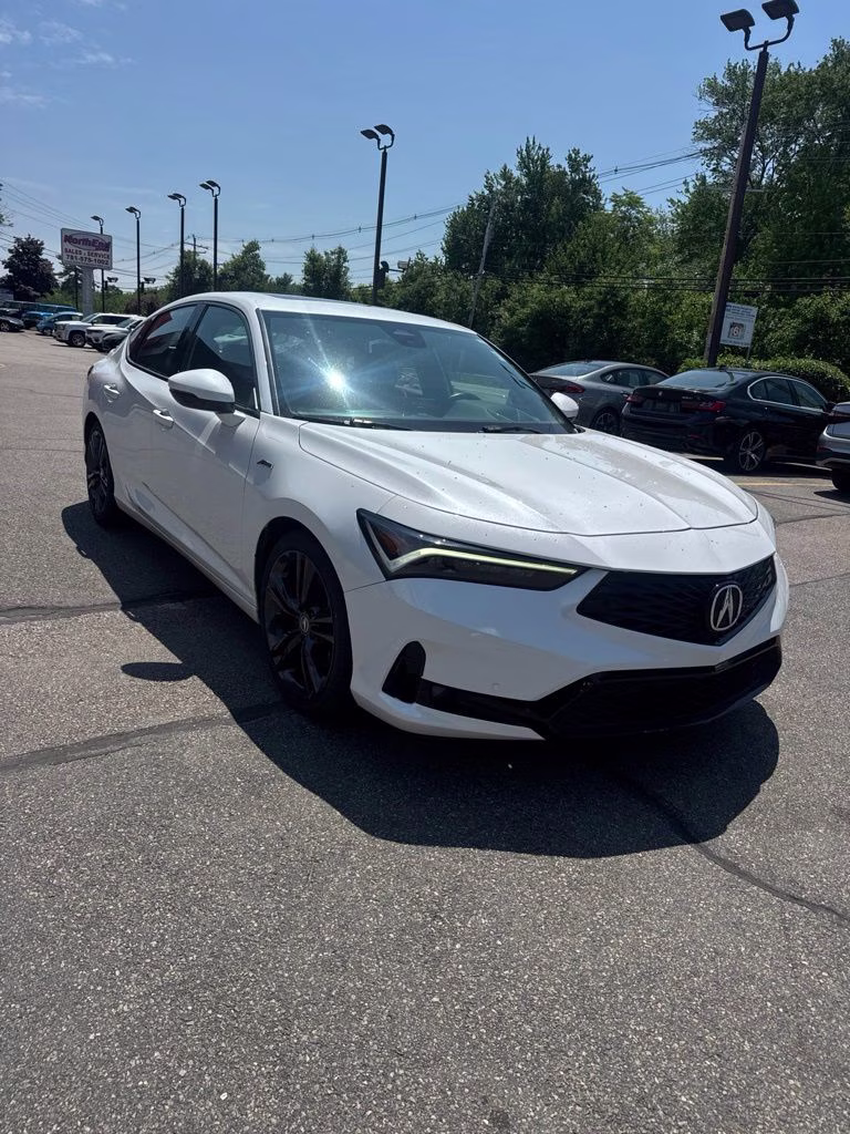 2023 White Acura Integra A-Spec Tech Package FWD Hatchback