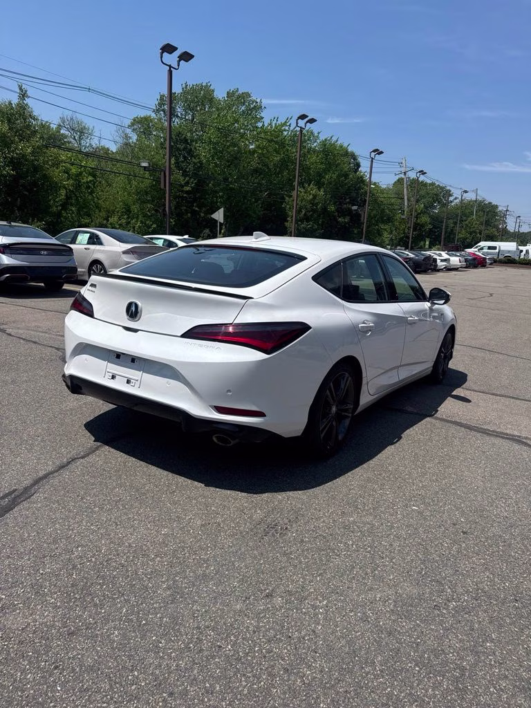 2023 White Acura Integra A-Spec Tech Package FWD Hatchback