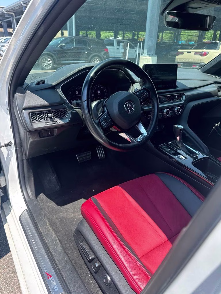 2023 White Acura Integra A-Spec Tech Package FWD Hatchback