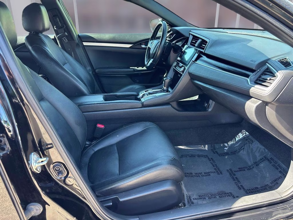 2019 Black Honda Civic Sport FWD Sedan