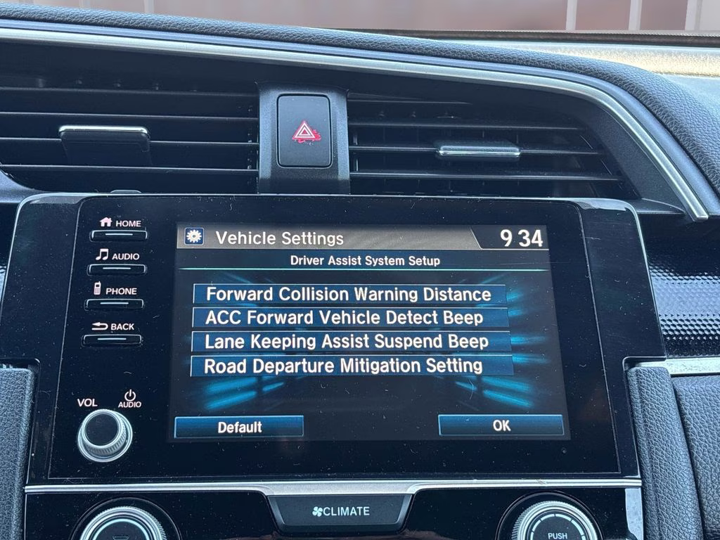 2019 Black Honda Civic Sport FWD Sedan