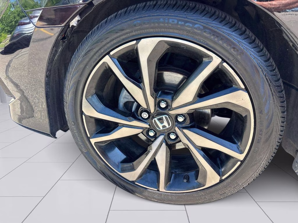 2019 Black Honda Civic Sport FWD Sedan
