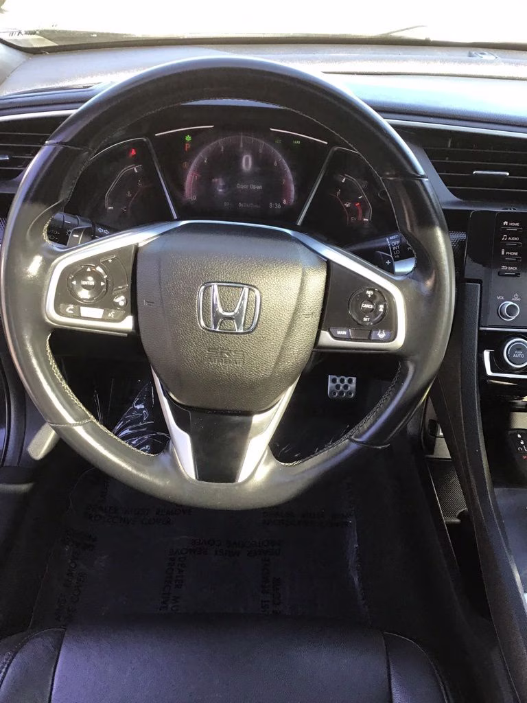 2019 Black Honda Civic Sport FWD Sedan