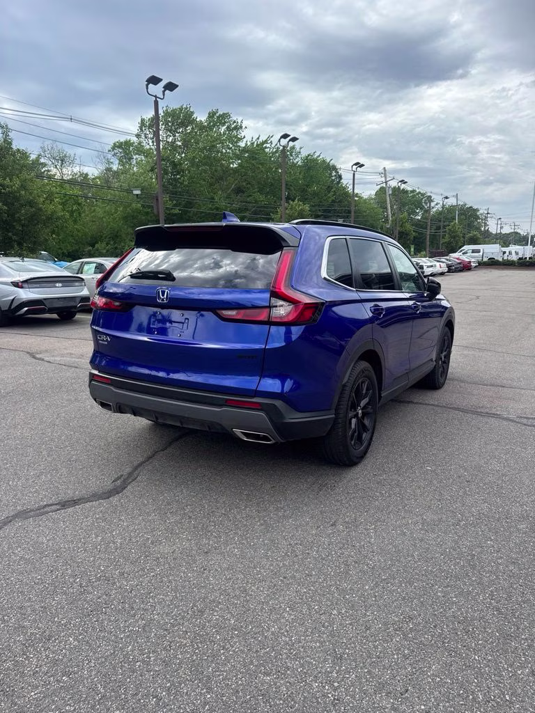 2025 Blue Honda CR-V Hybrid Sport AWD SUV