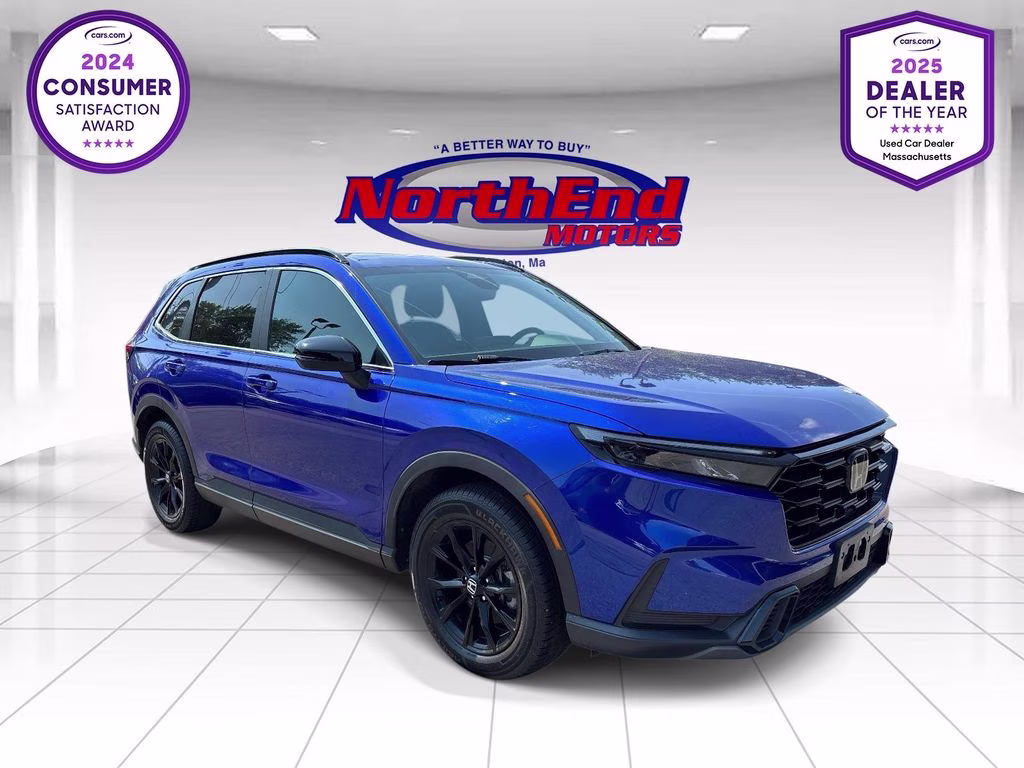 2025 Blue Honda CR-V Hybrid Sport AWD SUV