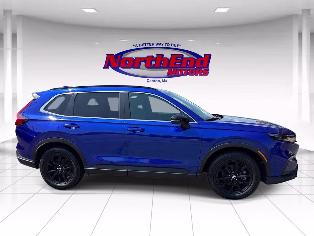 2025 Blue Honda CR-V Hybrid Sport AWD SUV