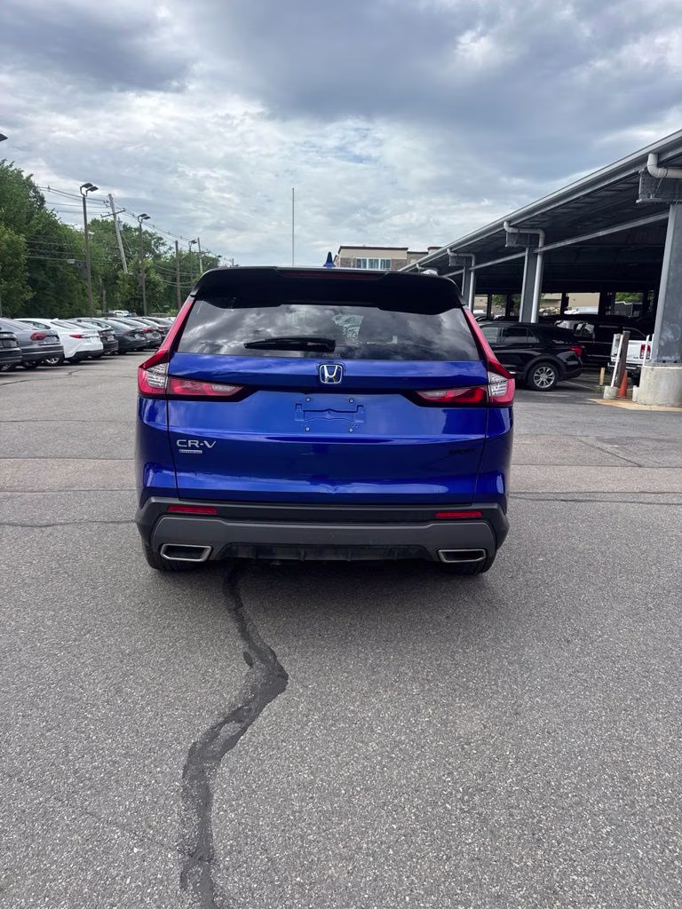 2025 Blue Honda CR-V Hybrid Sport AWD SUV