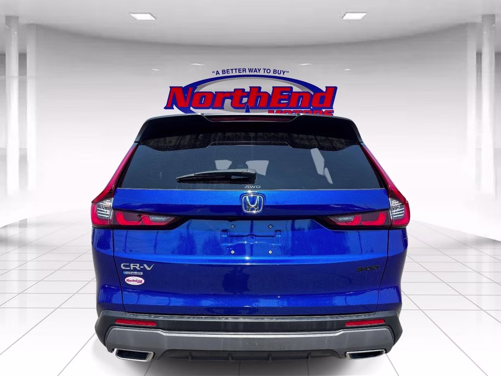 2025 Blue Honda CR-V Hybrid Sport AWD SUV