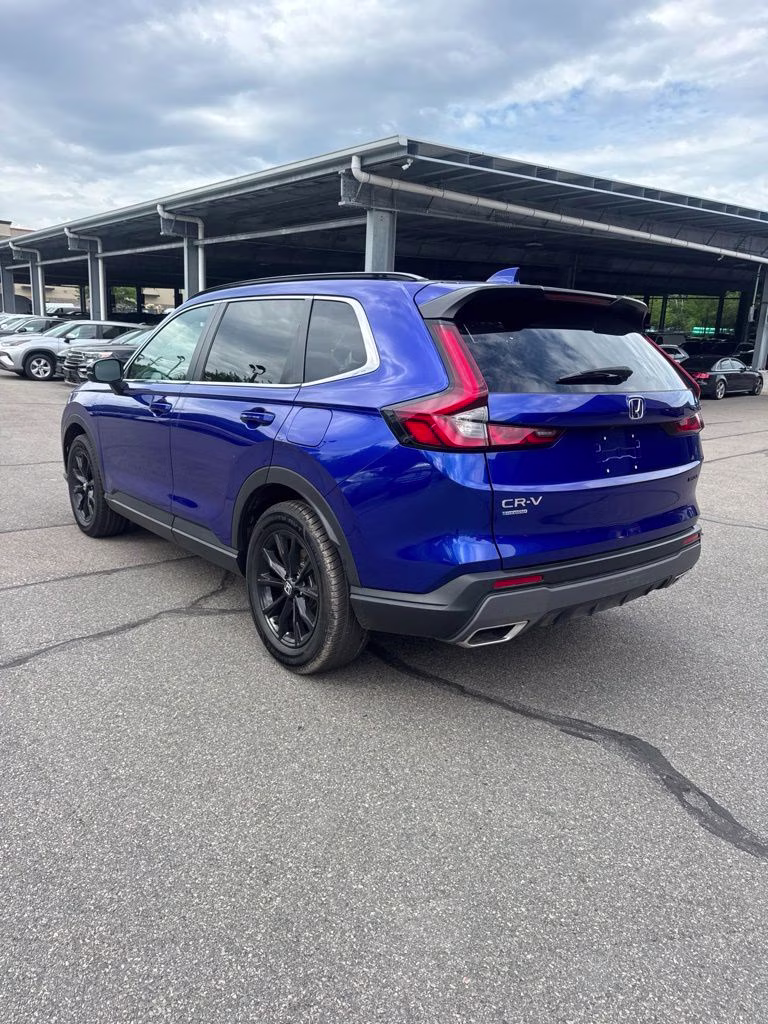 2025 Blue Honda CR-V Hybrid Sport AWD SUV