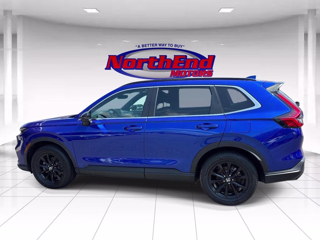 2025 Blue Honda CR-V Hybrid Sport AWD SUV