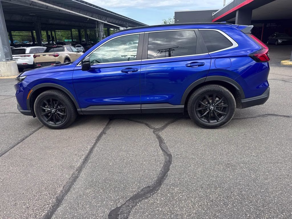 2025 Blue Honda CR-V Hybrid Sport AWD SUV