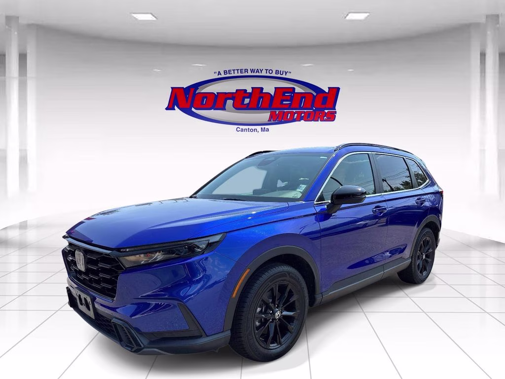 2025 Blue Honda CR-V Hybrid Sport AWD SUV