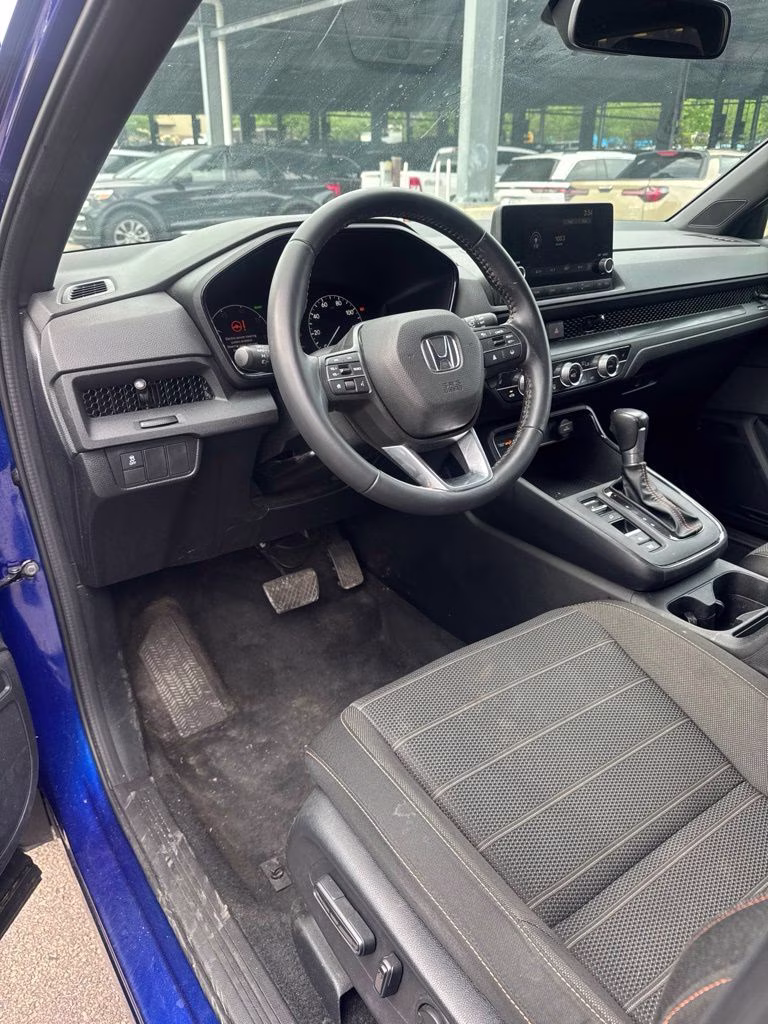 2025 Blue Honda CR-V Hybrid Sport AWD SUV