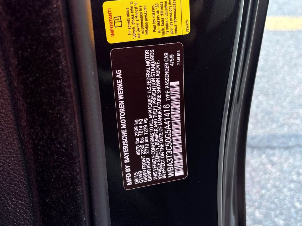 2016 Black Sapphire Metallic BMW 4 Series 435i RWD Convertible